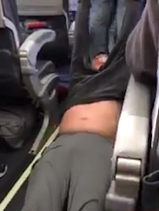 Here’s video of that horrific spout of violence on United Flight 3411
