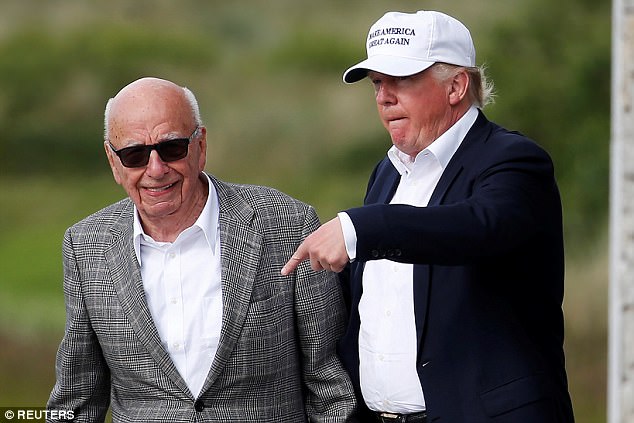 Rupert Murdoch  is cozy in bed with Donald Trump