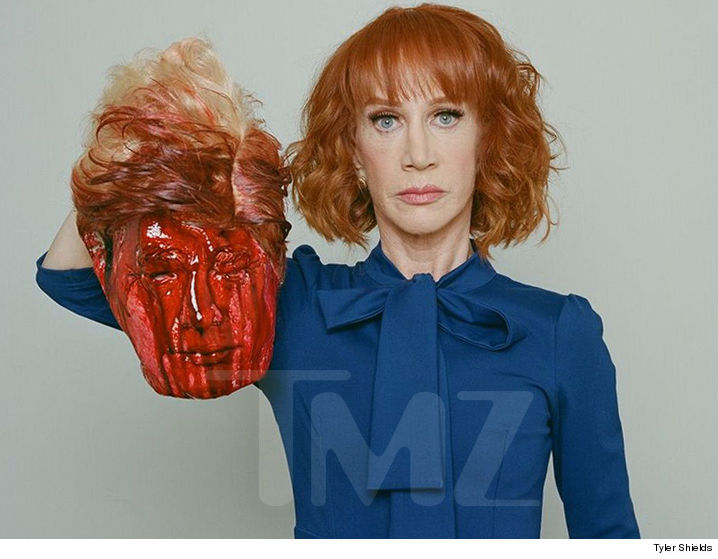 Kathy Griffin has been fired after that photo of Donald Trump appeared online