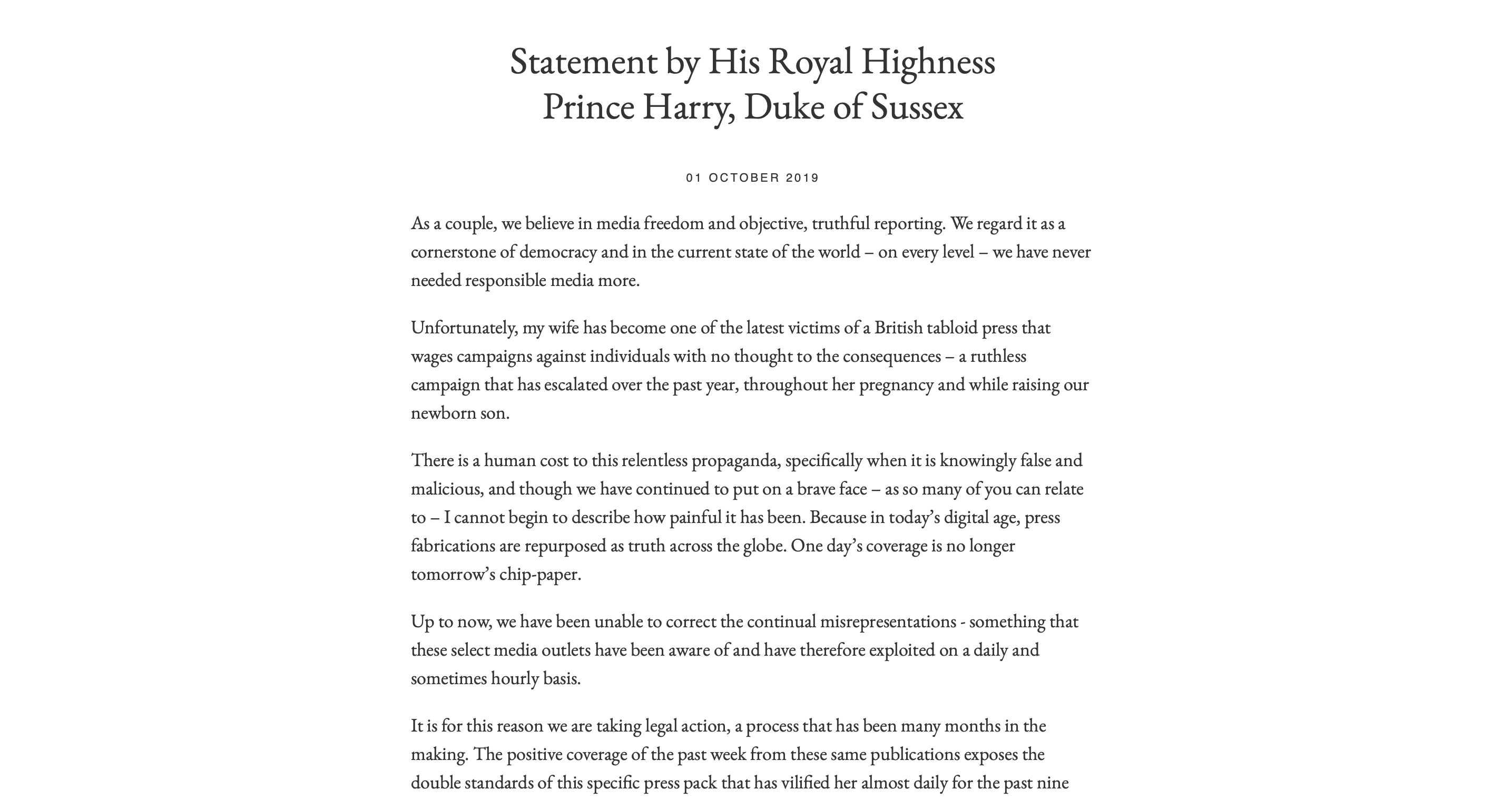 Prince Harry, Meghan sue British tabloid