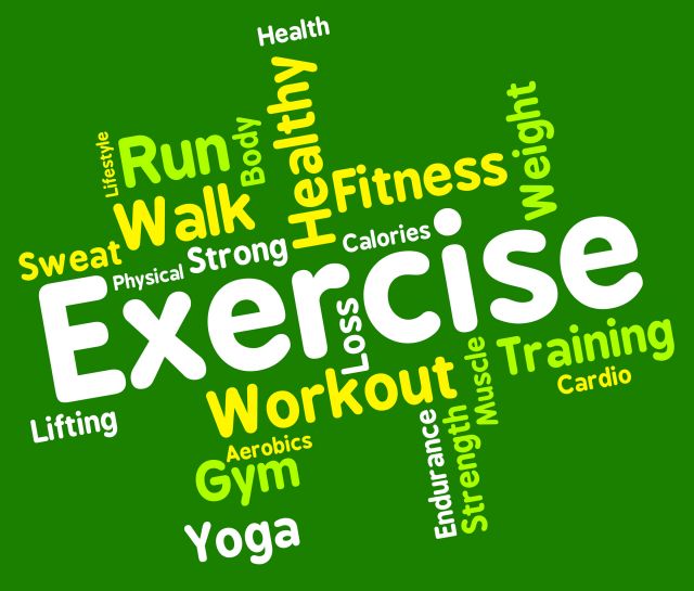 Exercise Fitness Text
