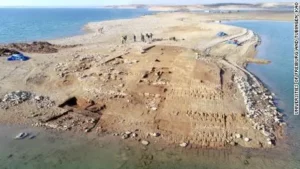 A fascinating find due to the drought has been discovered in Iraq