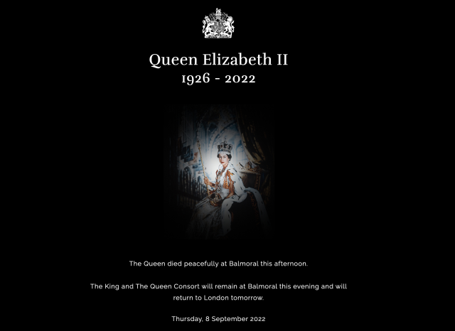 Breaking News: Queen Elizabeth II has died, King Charles III is new Monarch